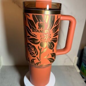 Stanley Floral Insulated Tumbler - Orange and Gold